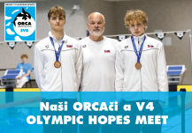ORCAči a V4 Olympic Hopes Meet 
