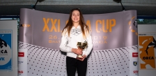 Najlepší bodový výkon v kategórii K2 ženy - Lea Kmošenová, 200m vsp, 681 bodov